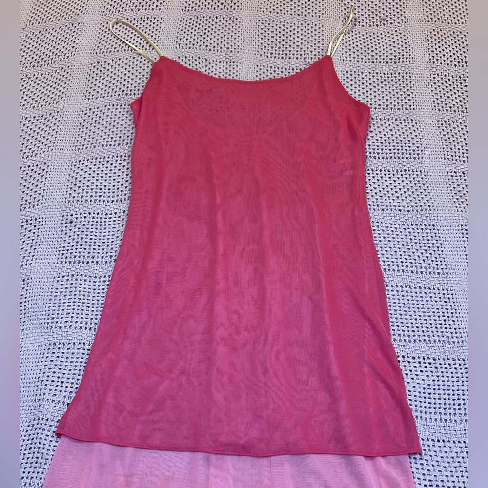 Bright Pink layered nightgown
